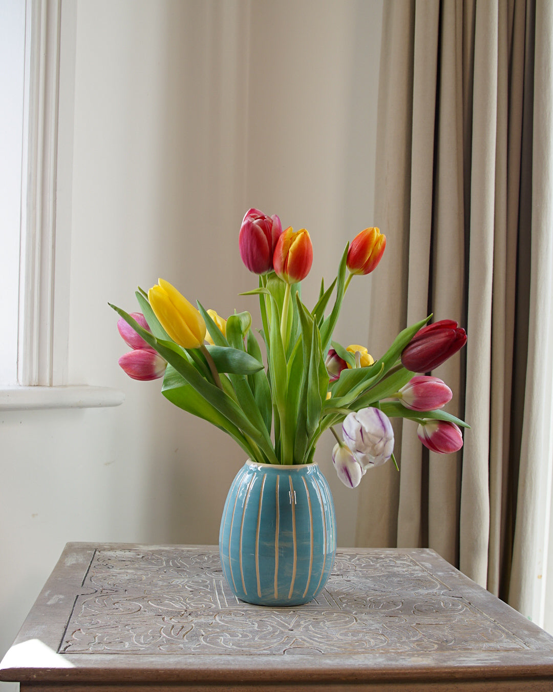 Seasonal Posy and Vase