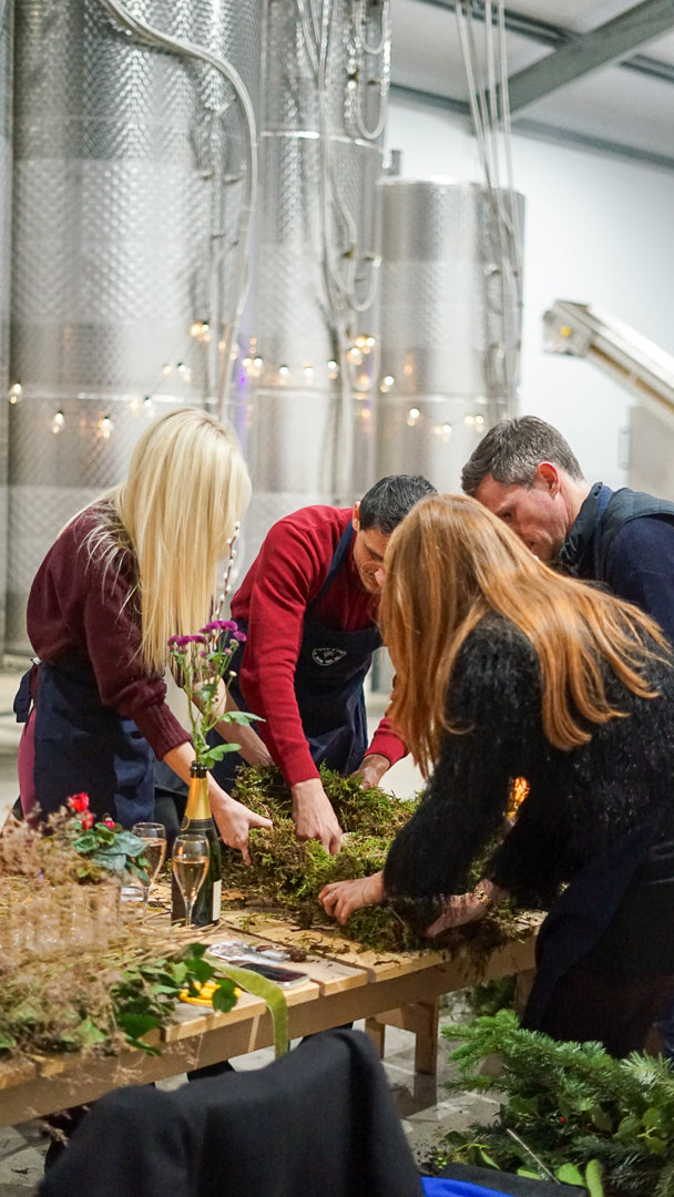 DECEMBER: Evening Wreath Making at The Grange Winery 05/12