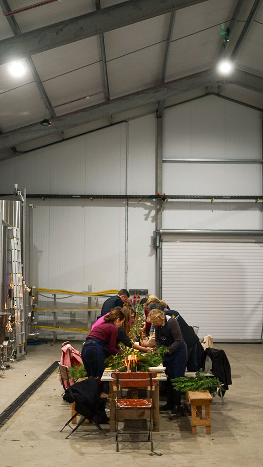 DECEMBER: Evening Wreath Making at The Grange Winery 05/12