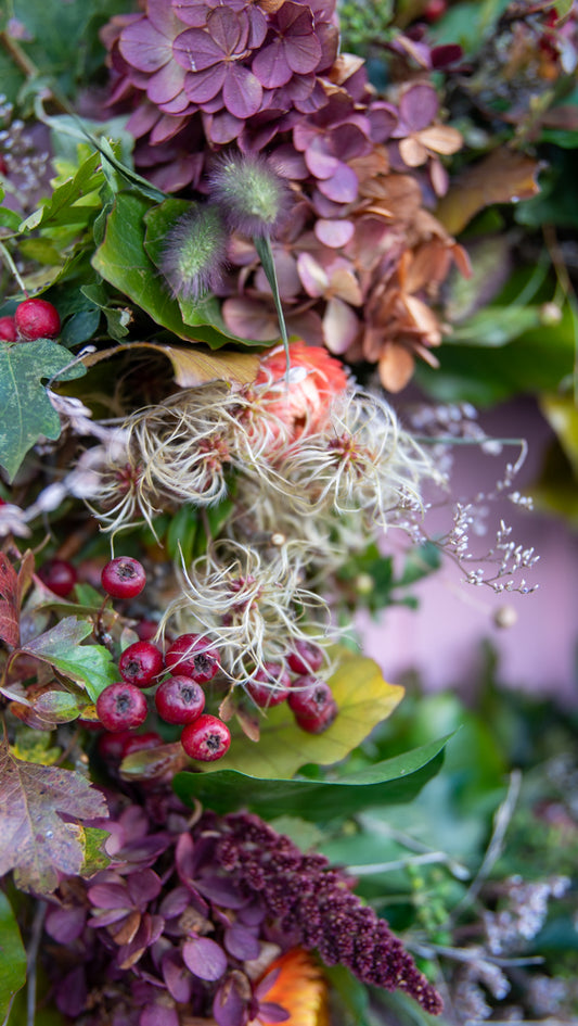 OCTOBER: Autumn Wreath making 17/10
