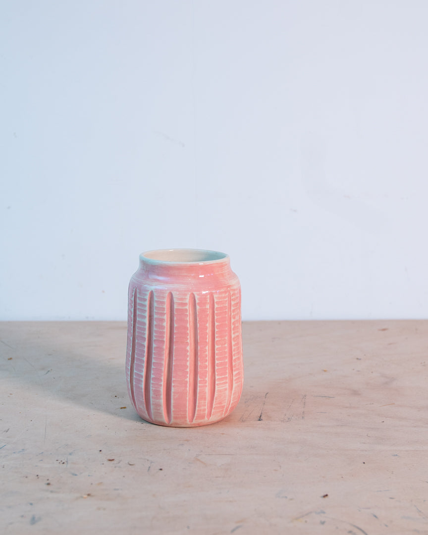 Hand-made ceramic vase