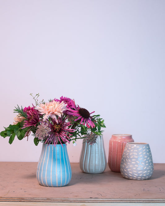 Hand-made ceramic vase