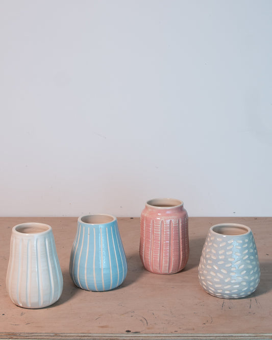 Hand-made ceramic vase