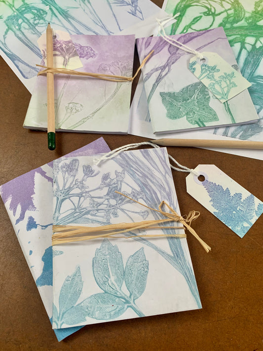 AUGUST: Floral Gelli Plate & Cyanotype Printing workshop 22/08