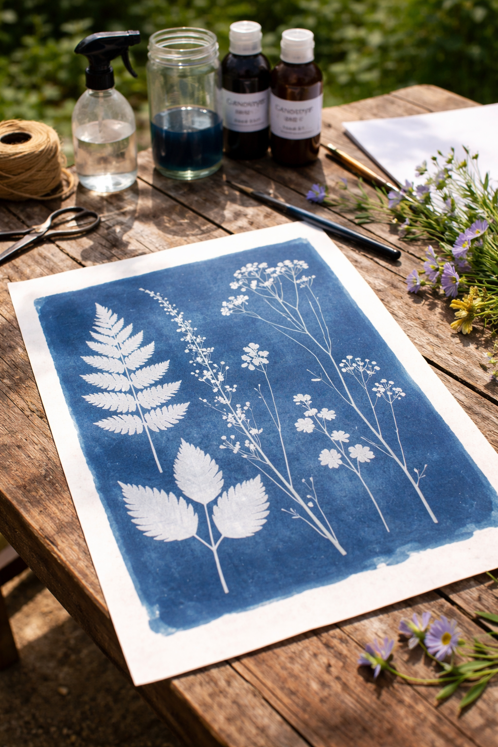 AUGUST: Floral Gelli Plate & Cyanotype Printing workshop 22/08