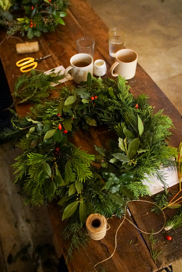 NOVEMBER: Evening Wreath Making at The Yard 27/11
