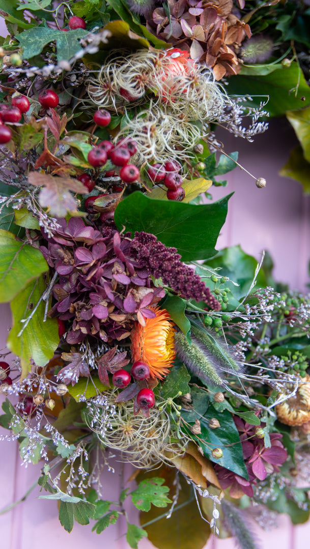 OCTOBER: Autumn Wreath making 17/10