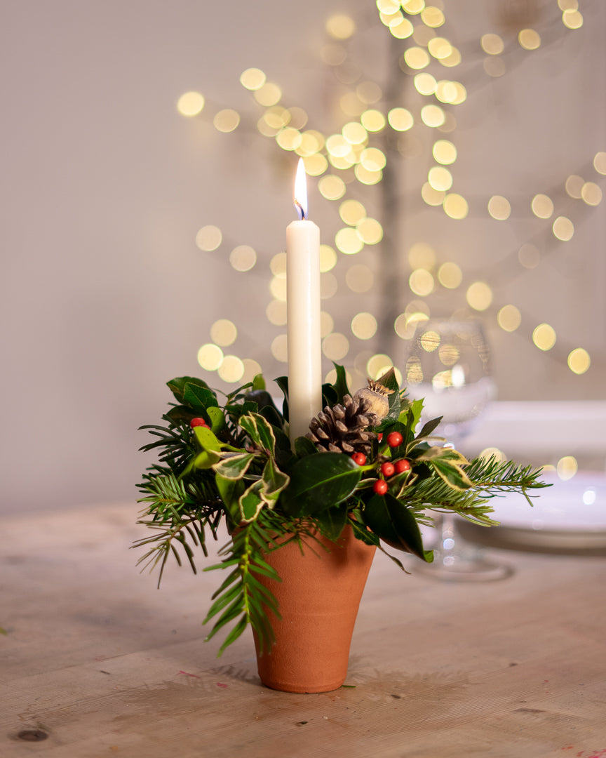 Christmas Pot Table Centre