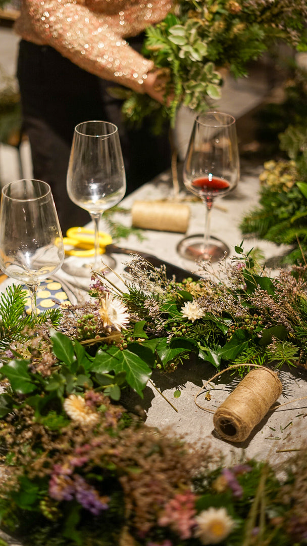 NOVEMBER: Evening Wreath Making at West Collaboration 27/11