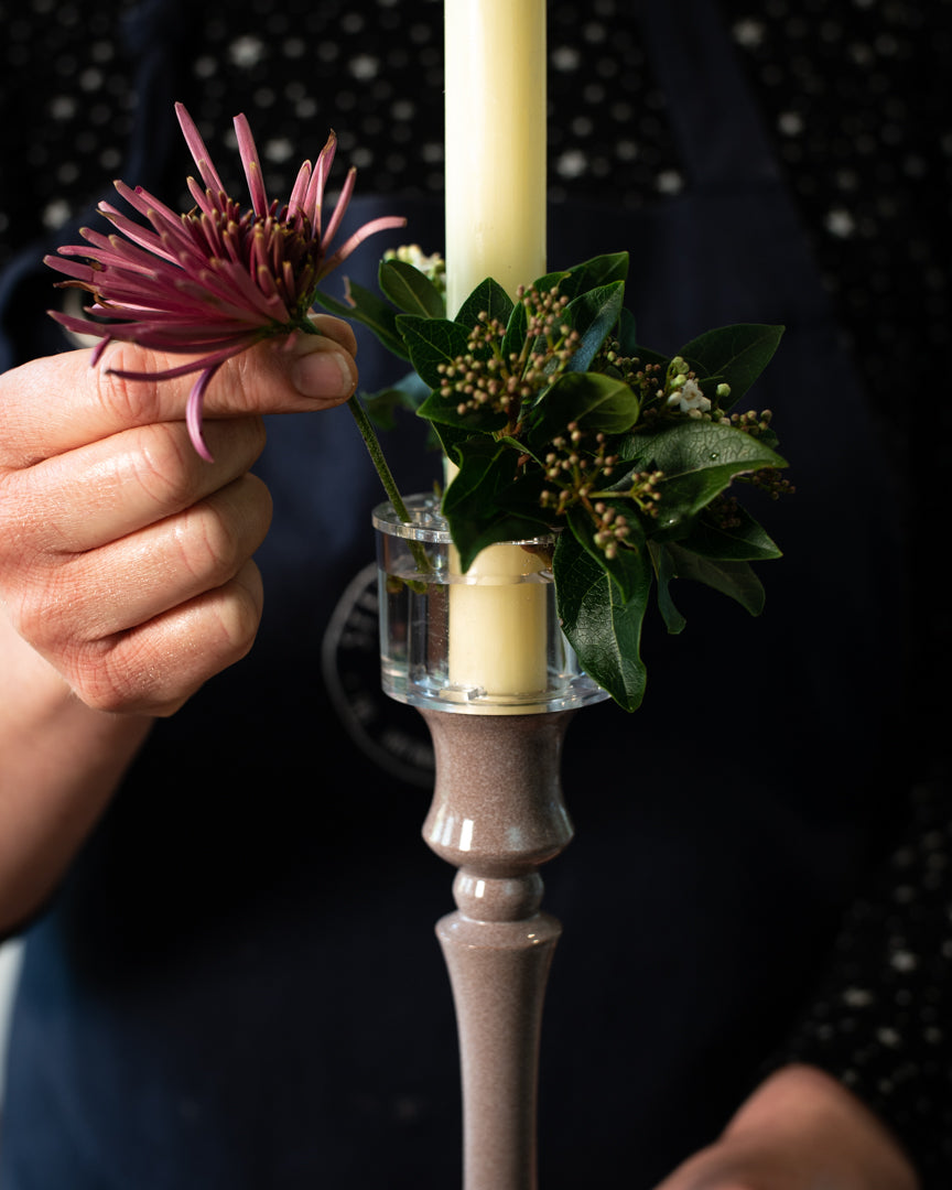 Candle Flower Vase