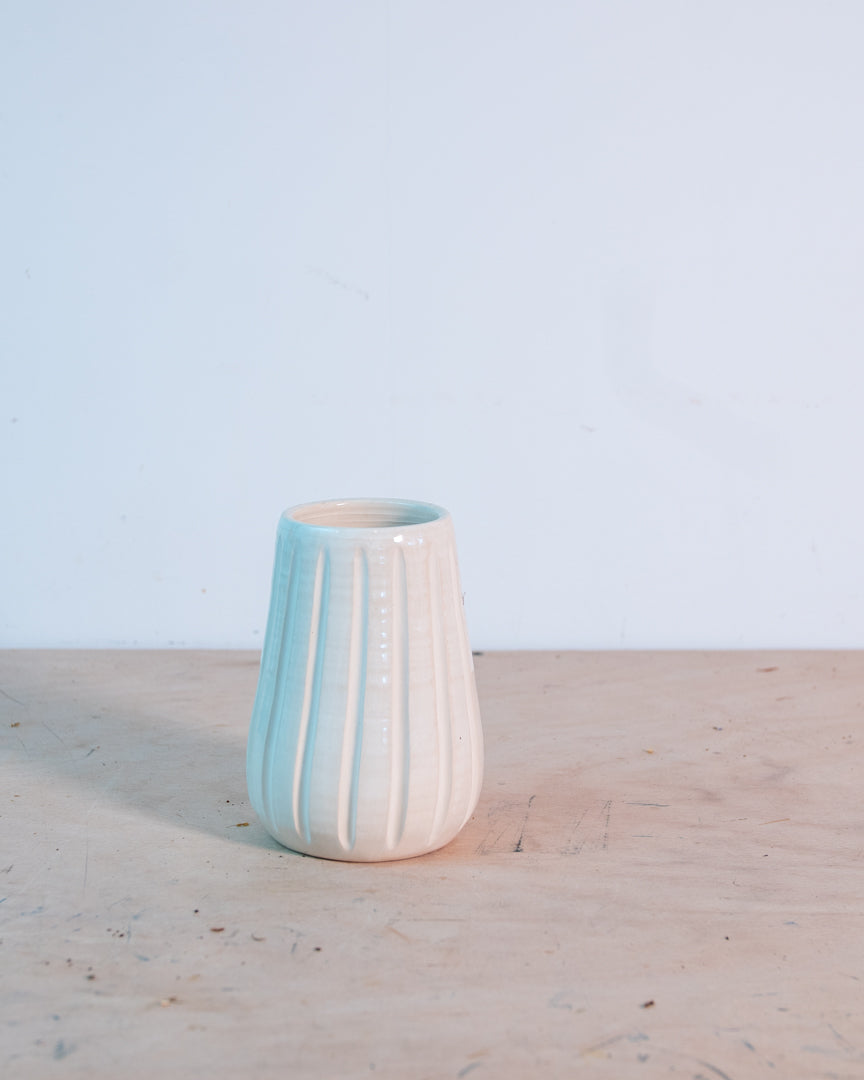 Hand-made ceramic vase