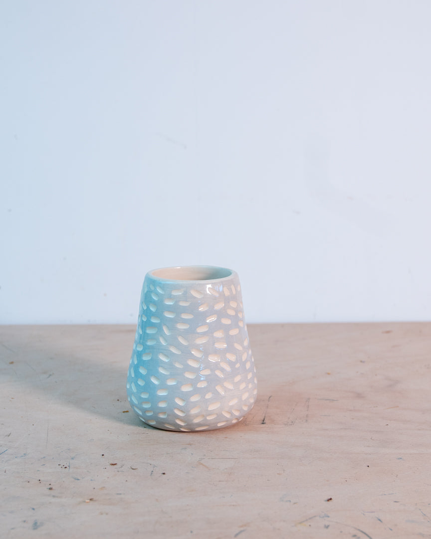 Hand-made ceramic vase