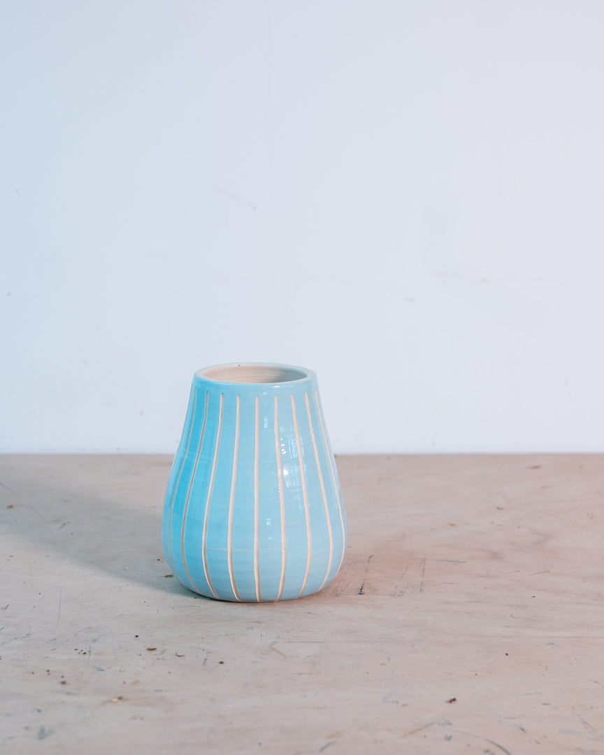 Hand-made ceramic vase